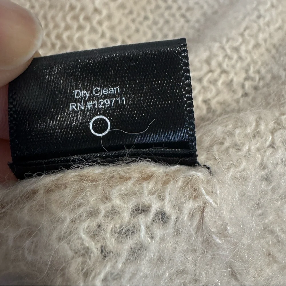 Jenni Kayne Women's Boyfriend Beige Sweater Cardigan Sz S - Picture 12 of 14